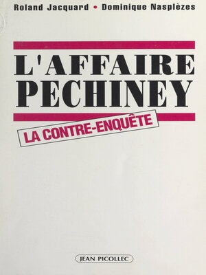 cover image of L'affaire Péchiney